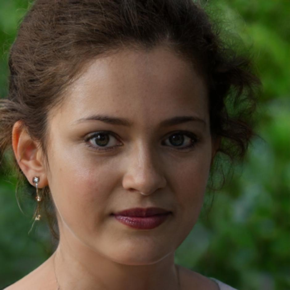 María estudiante del programa